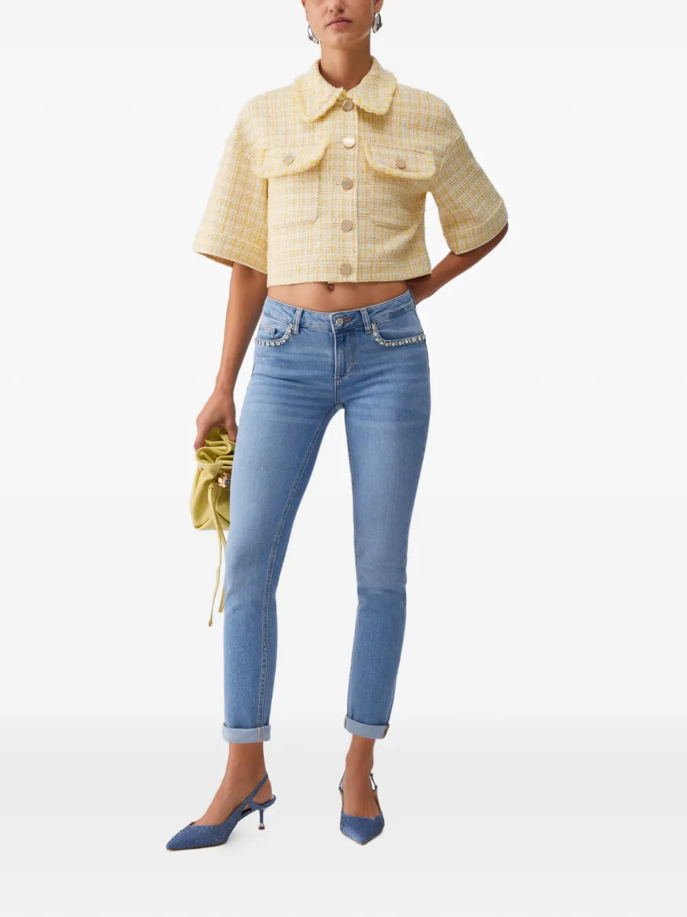 Bejewelled Skinny Jeans