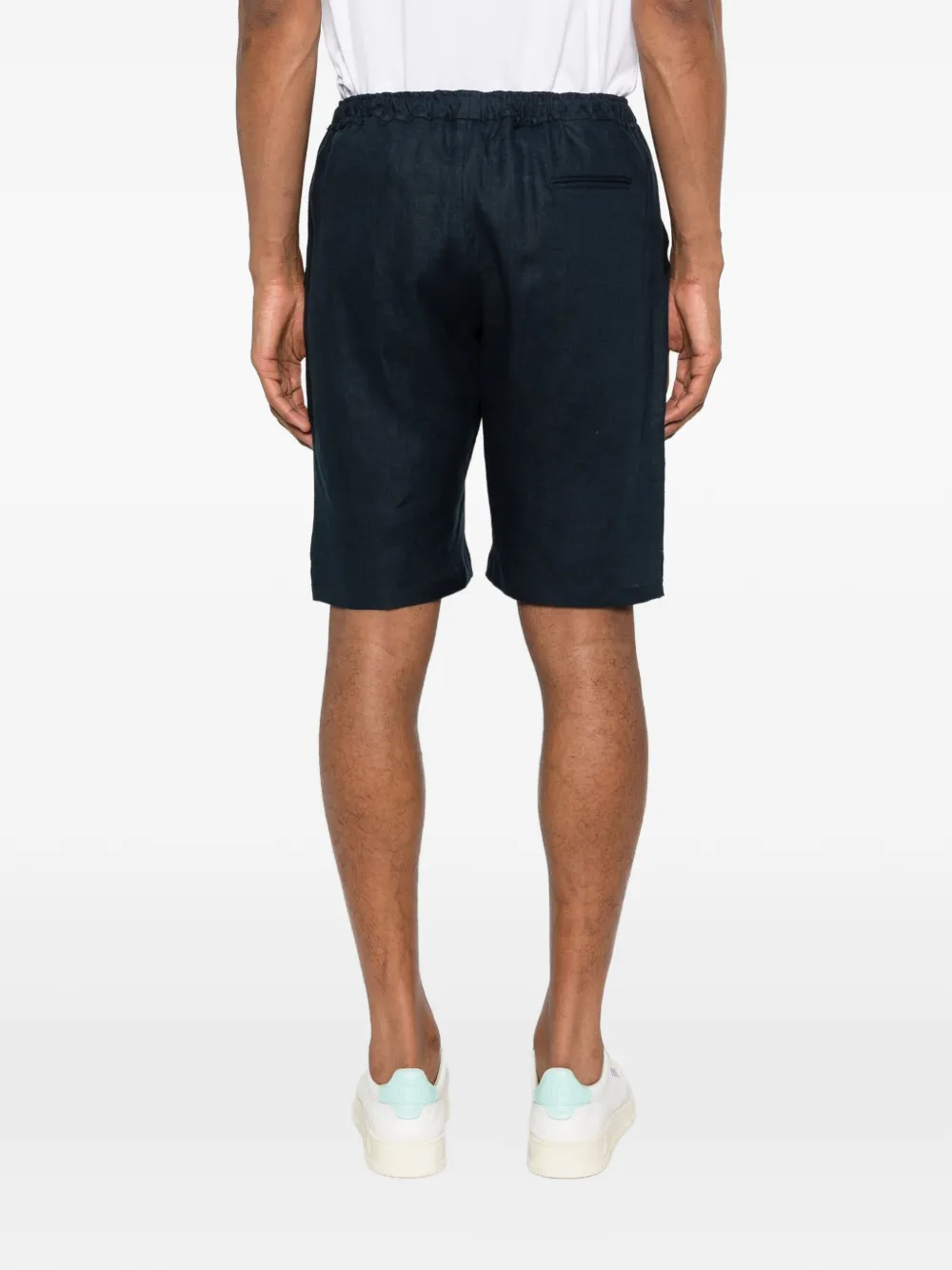 Kiton Shorts met trekkoord Blauw