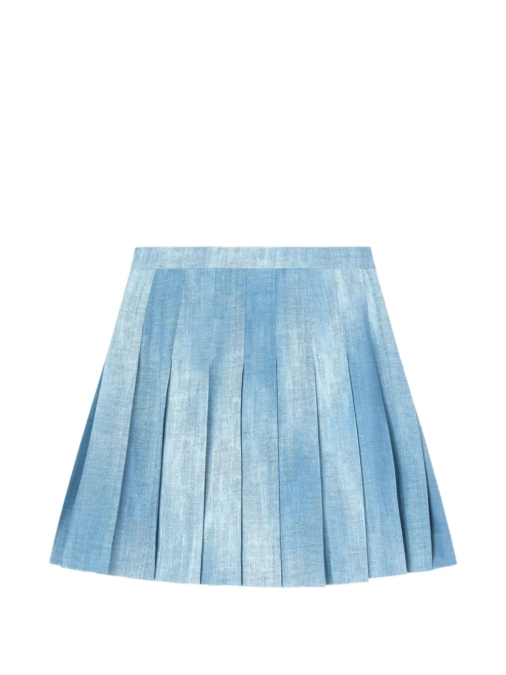 Ermanno Scervino pleated marocain mini skirt - Blu
