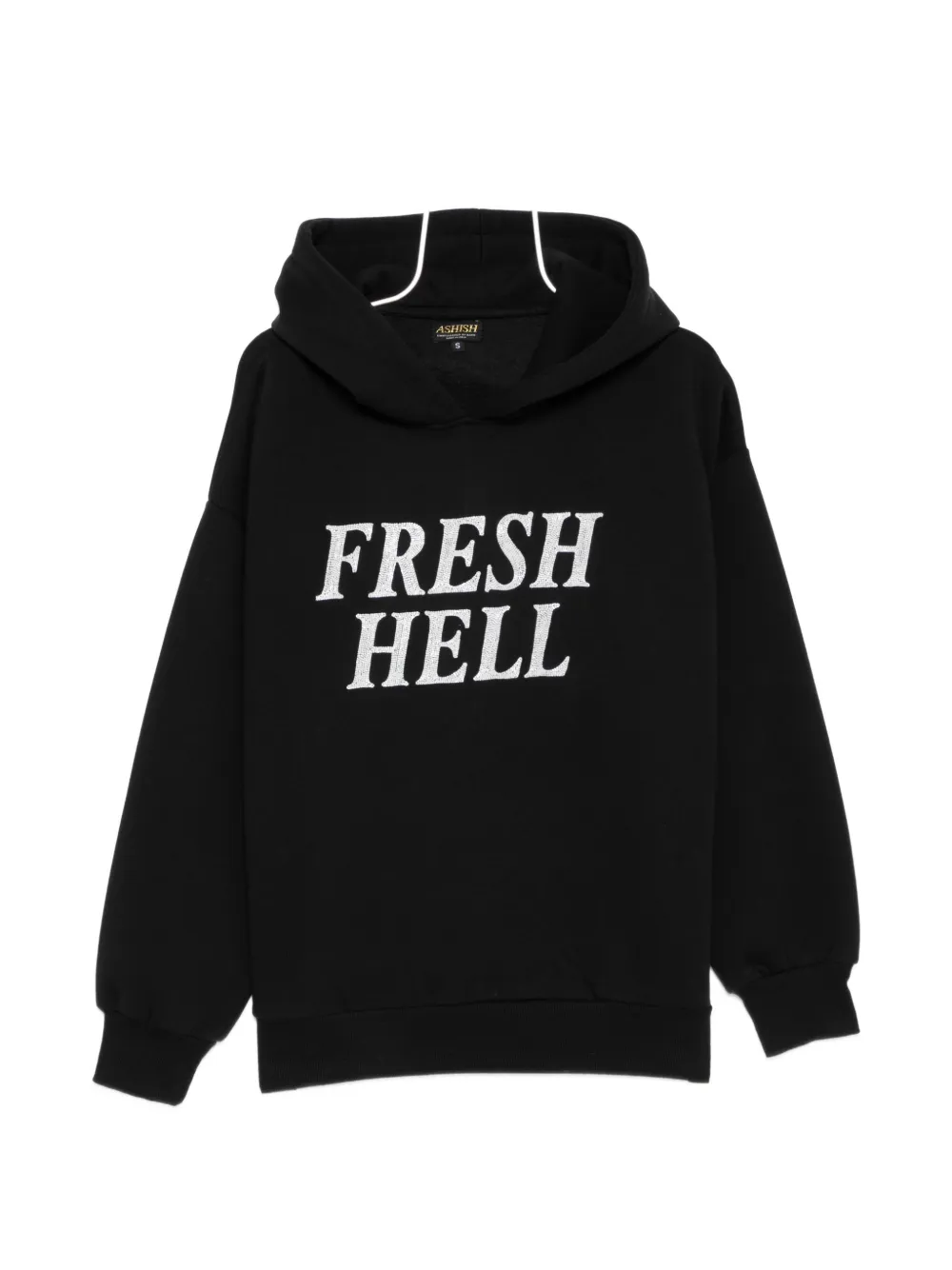 Ashish Embellished Hoodie In Black