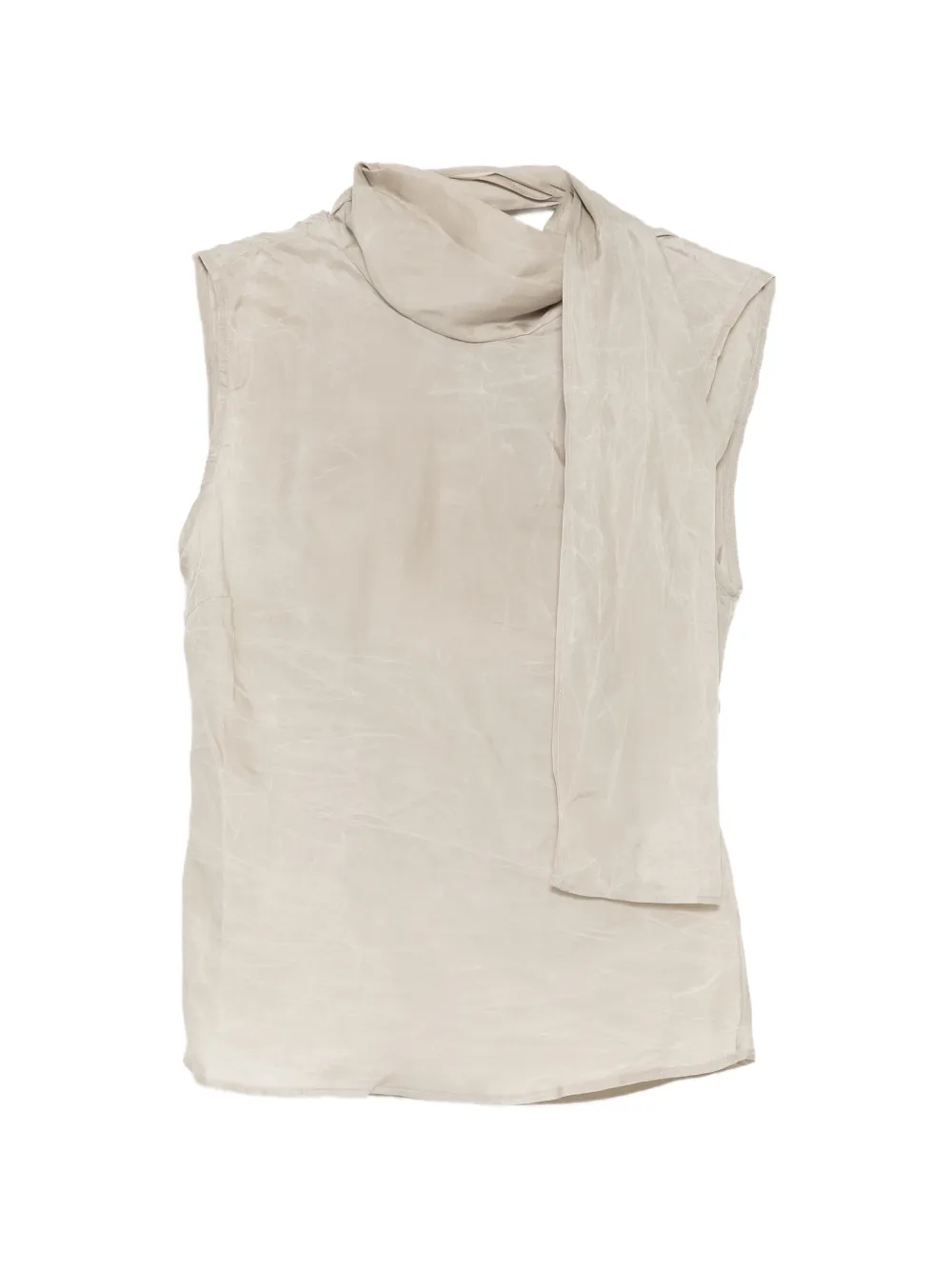 OUR LEGACY cowl-neck sleeveless top - Grigio