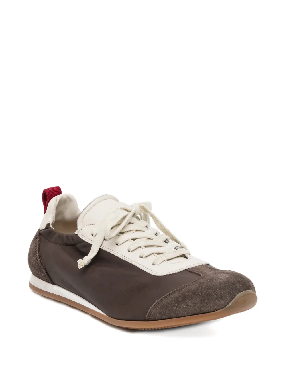 Uma Wang suede panelled trainers Bruin
