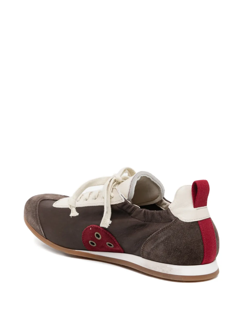 Uma Wang suede panelled trainers Bruin