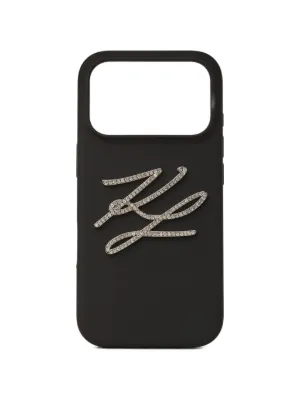 Prada Enameled Triangle Leather Phone Case iPhone 17 Pro Max