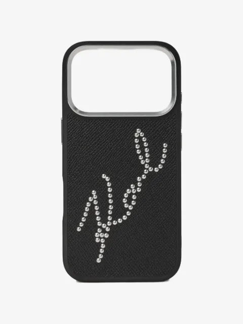 Karl Lagerfeld iPhone 17 pro max-cover med nitter