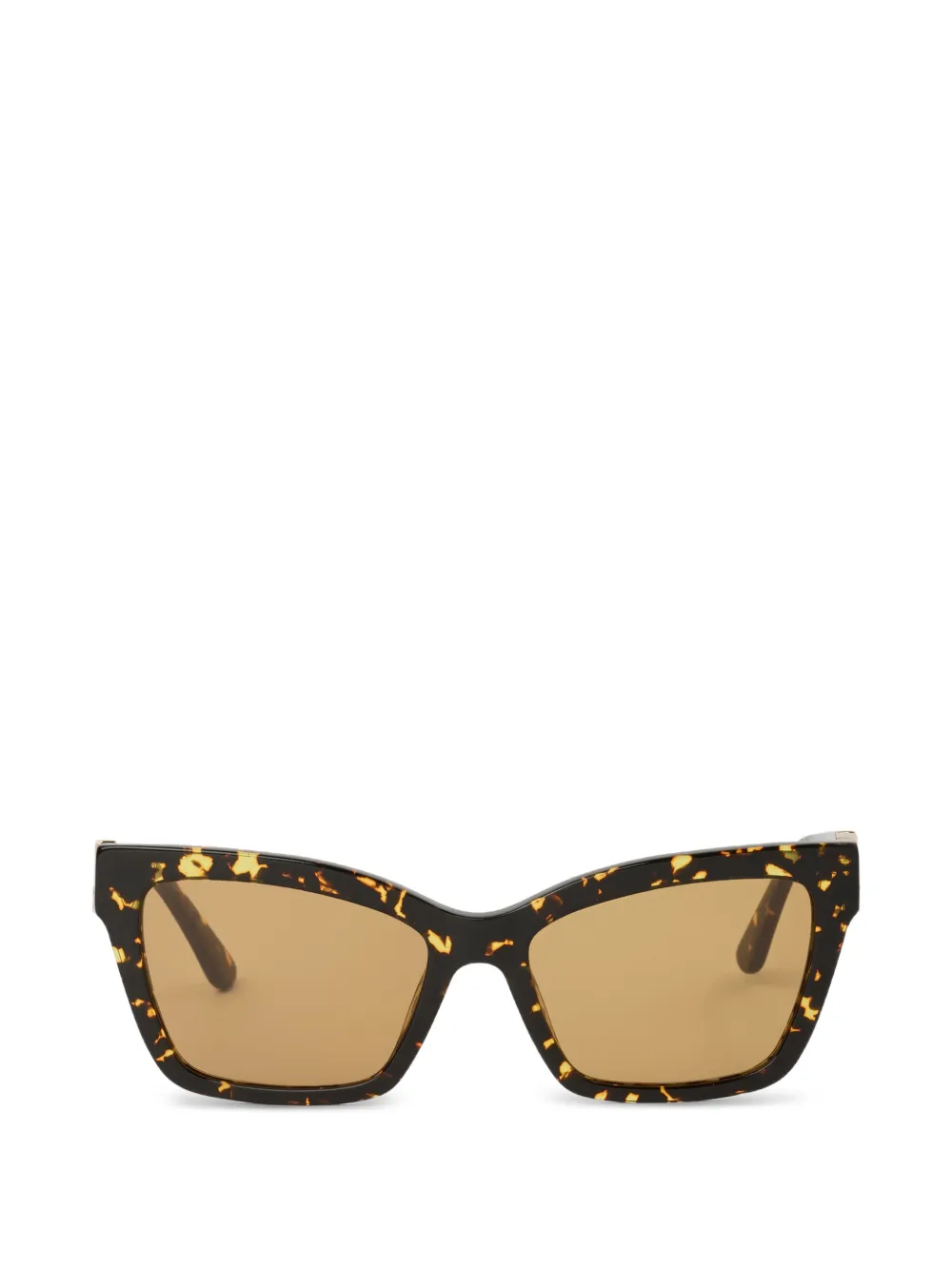 Karl Lagerfeld Glam Autograph logo sunglasses - Marrone