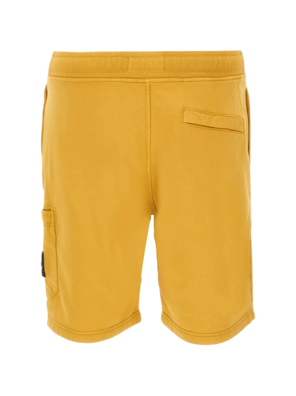 badge-detail drawstring-fastening shorts