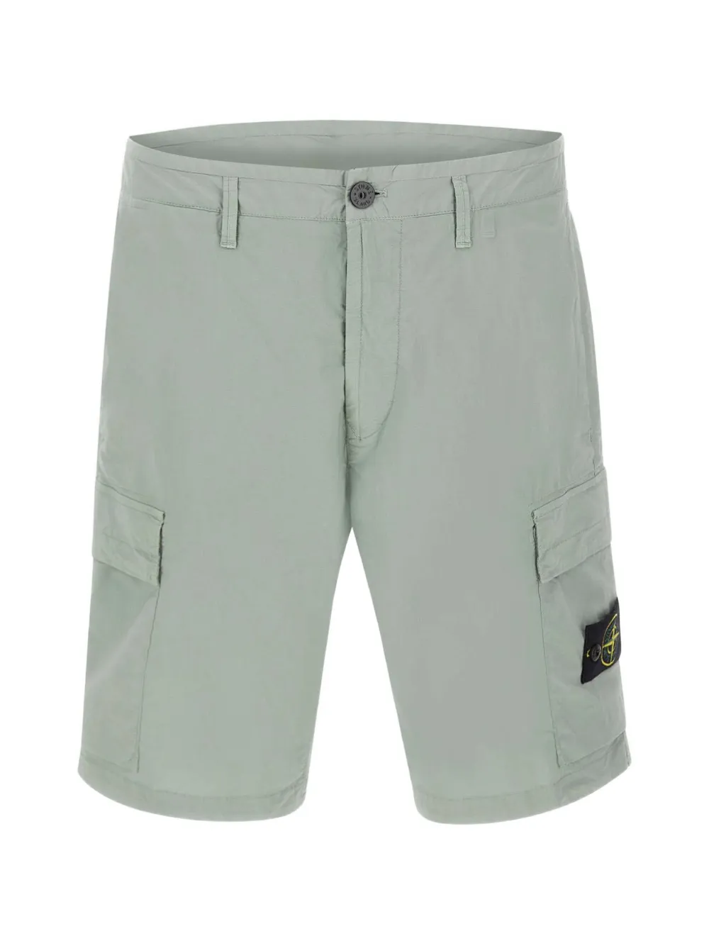 Stone Island cargo badge shorts - Verde
