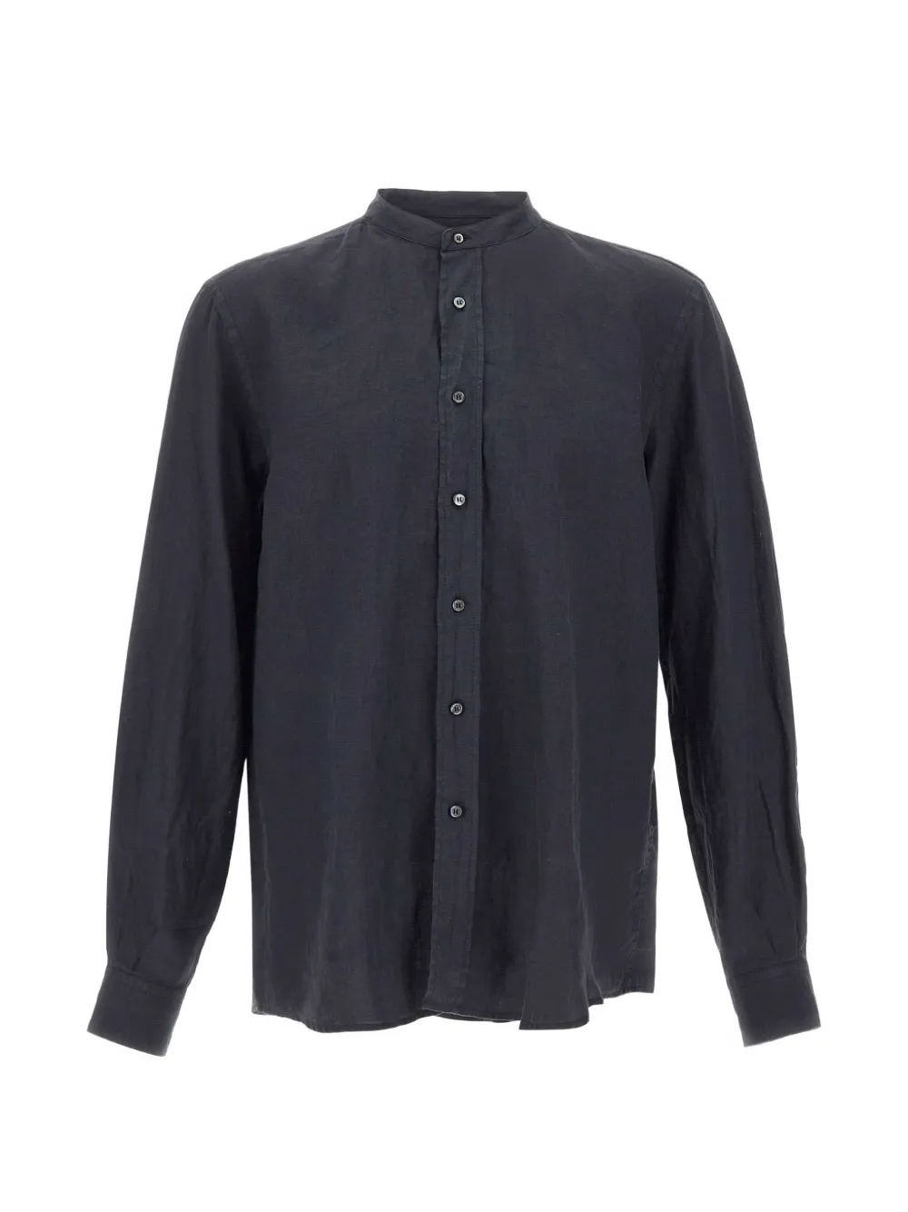 ASPESI band collar bruce shirt - Nero