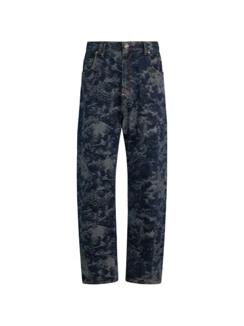 Philipp Plein skull-print jeans