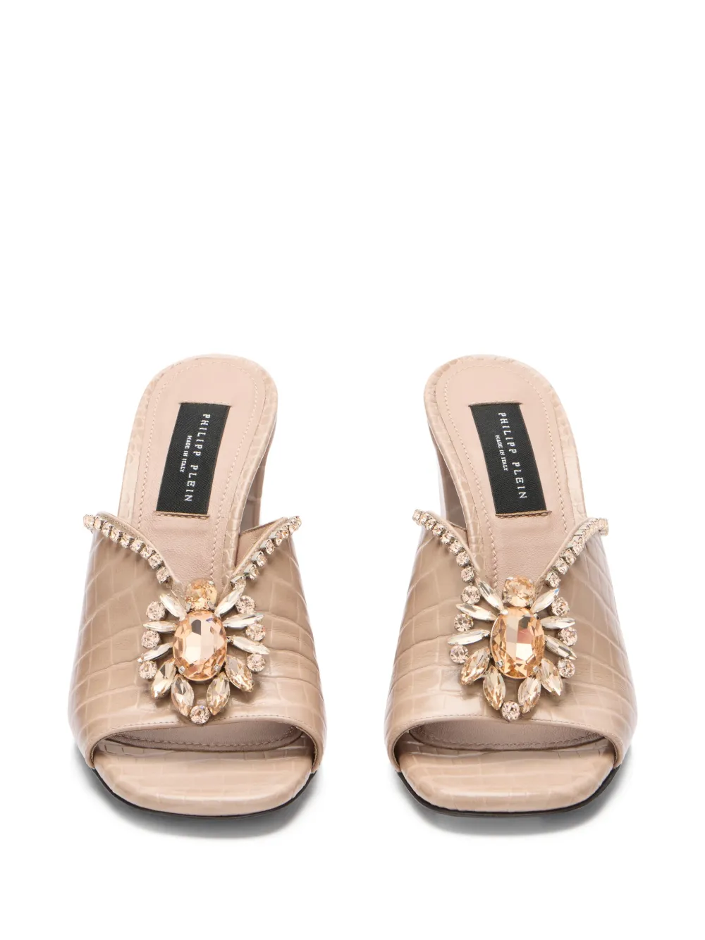 Philipp Plein Sandalen met open neus Beige