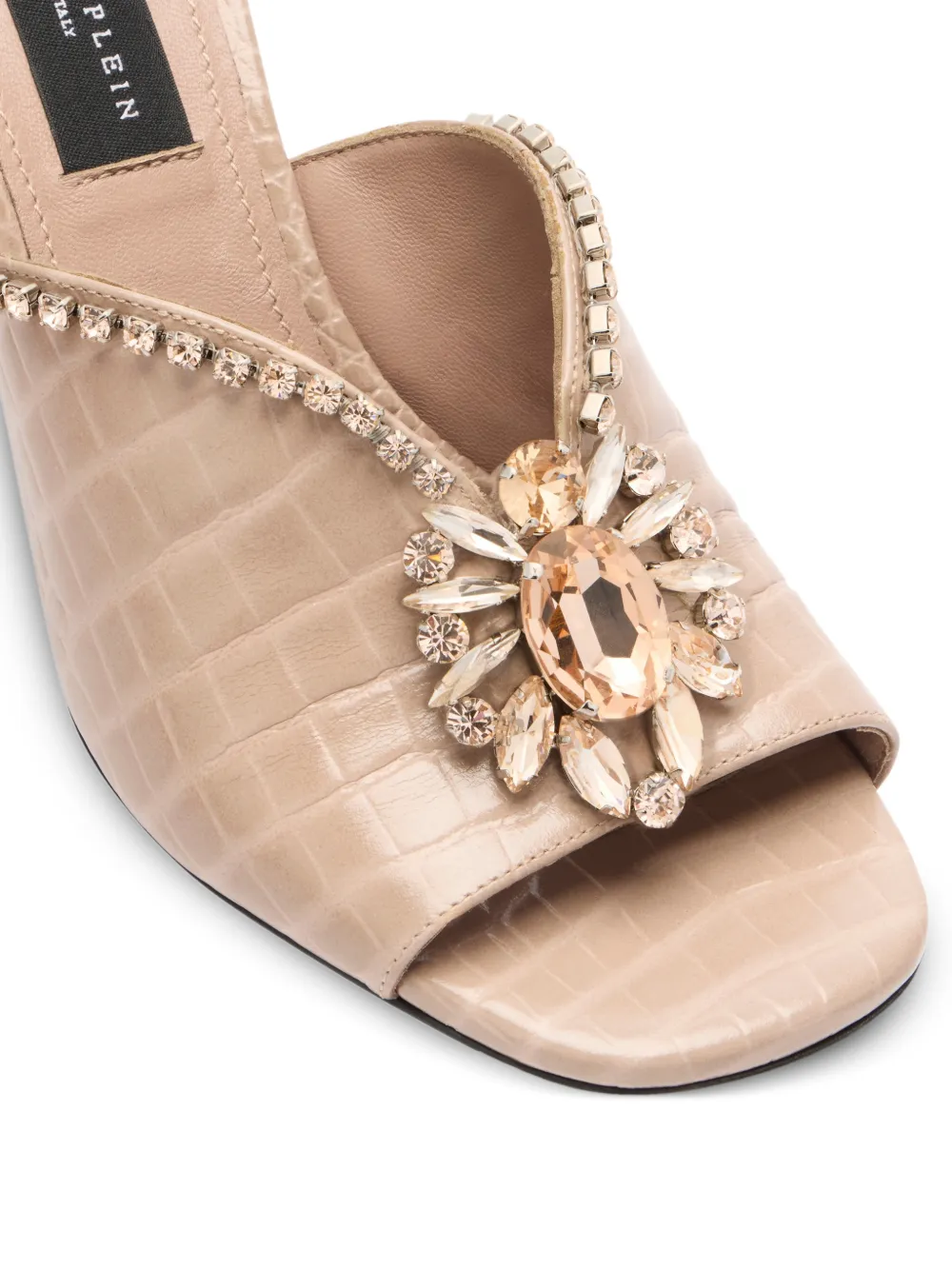 Philipp Plein Sandalen met open neus Beige