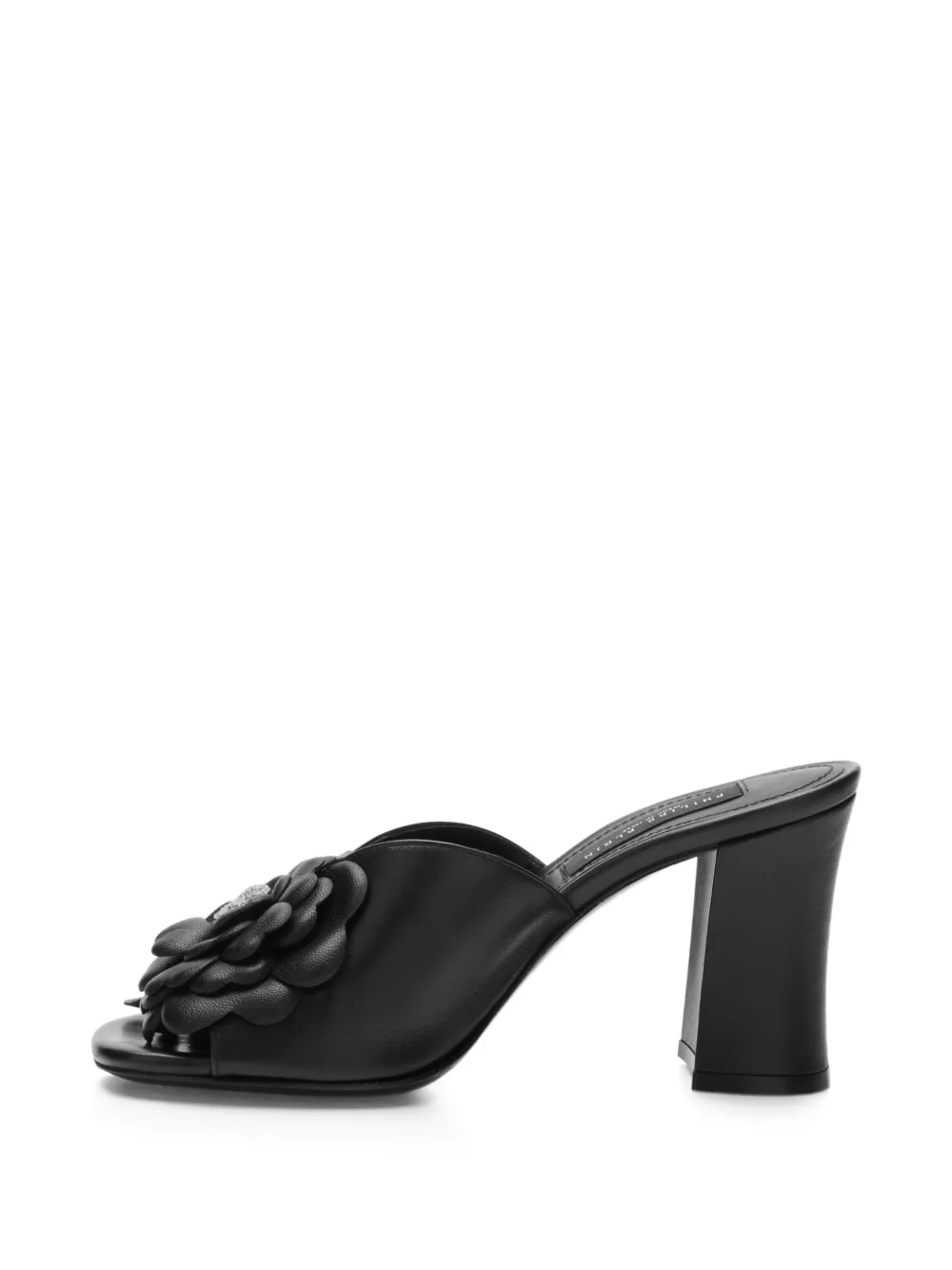 Philipp Plein Flower sandalen Zwart