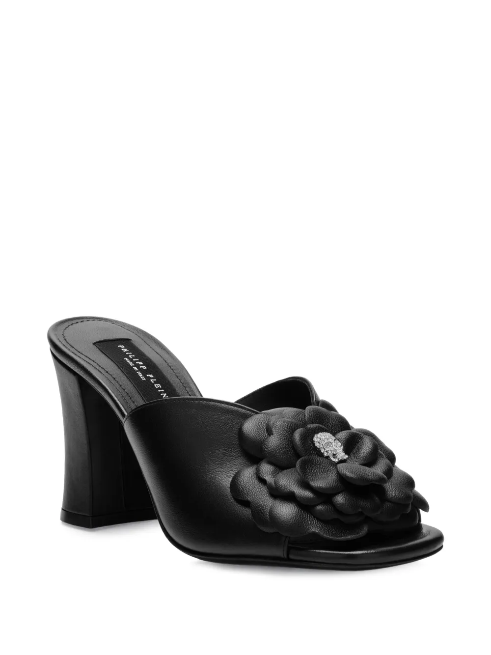 Philipp Plein Flower sandalen Zwart