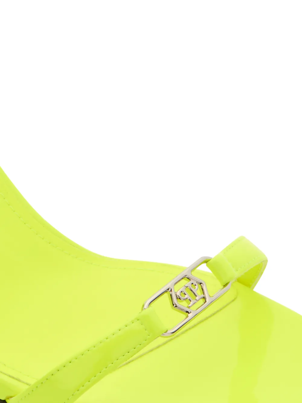 Philipp Plein Sandalen met zeshoekig detail en bandje Geel