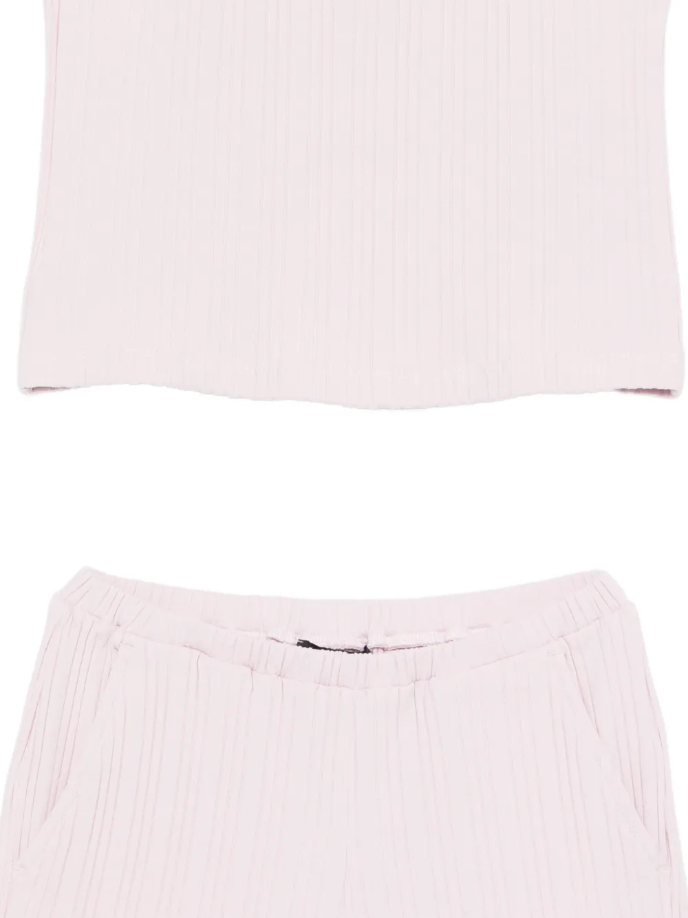 Ruffled-Trim Shorts Set