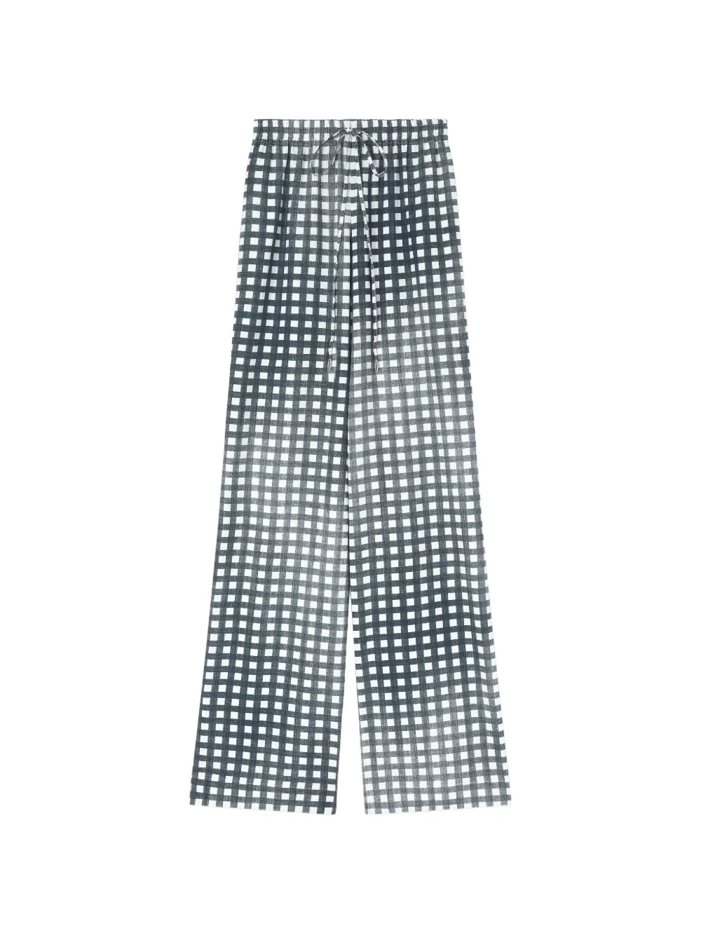 Ermanno Scervino vichy print trousers - Nero