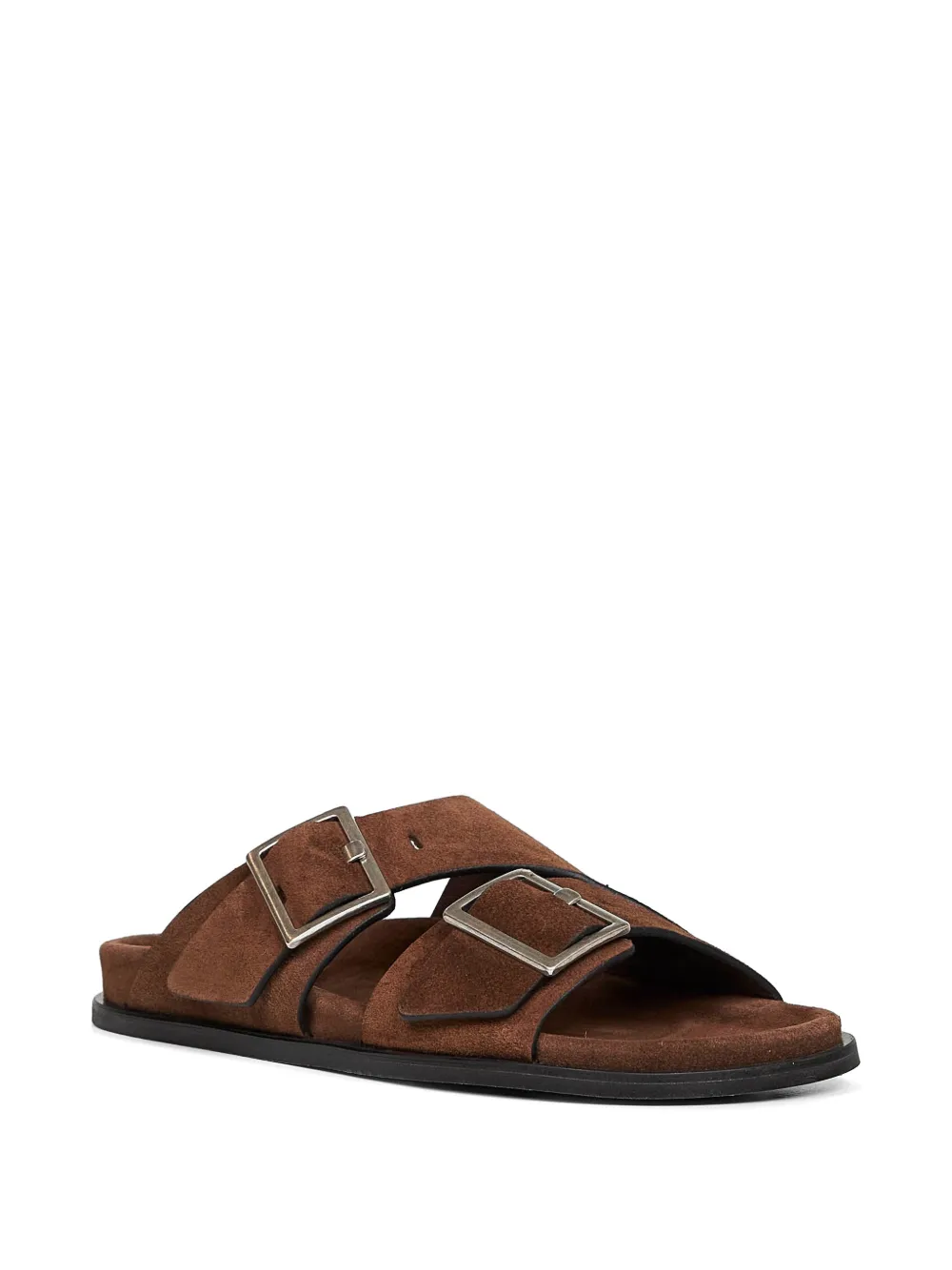 ALOHAS Suède muiltjes Bruin