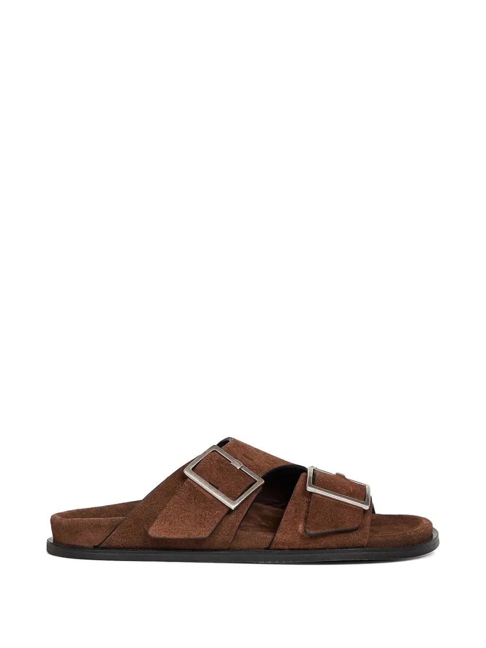 ALOHAS Suède muiltjes Bruin
