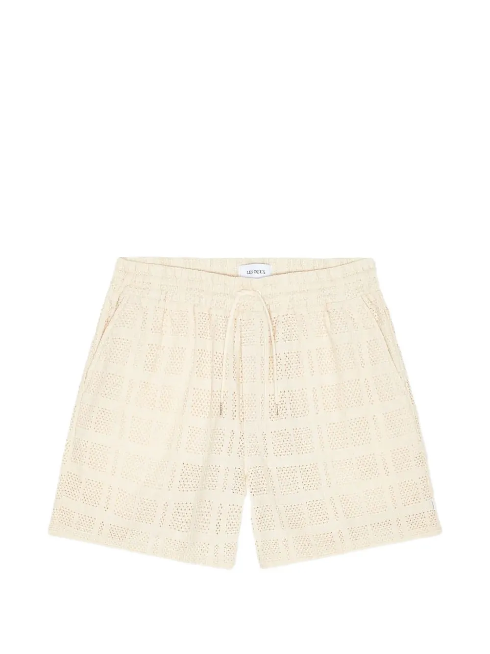 Les Deux drawstring open-work deck shorts - Toni neutri