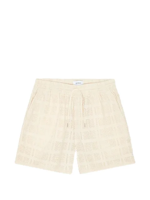Les Deux drawstring open-work deck shorts