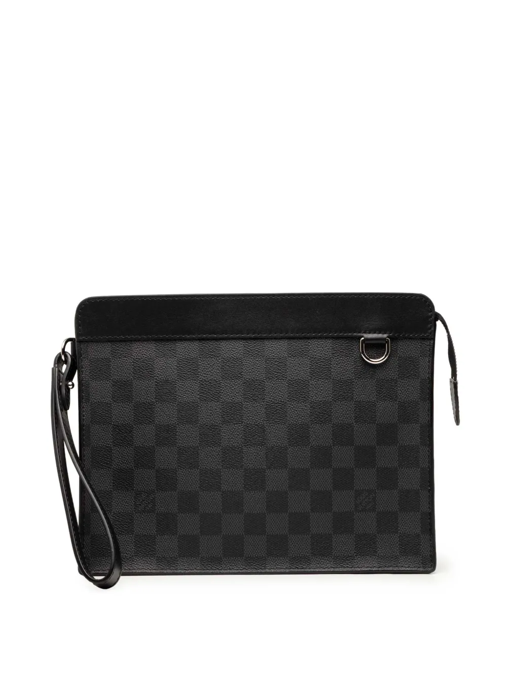 Louis Vuitton Pre-Owned 2021-2026 Damier Graphite Standing Pouch clutch bag - Schwarz