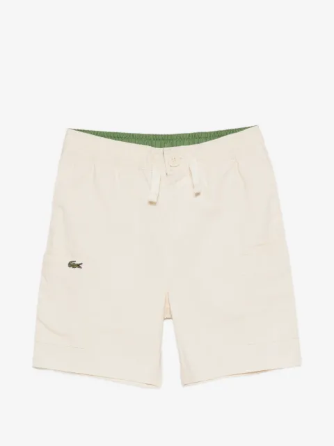 Lacoste Kids logo-patch shorts