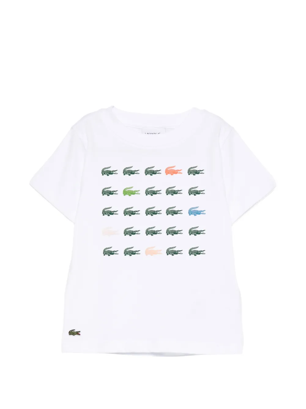 Lacoste Kids T-shirt con logo - Bianco