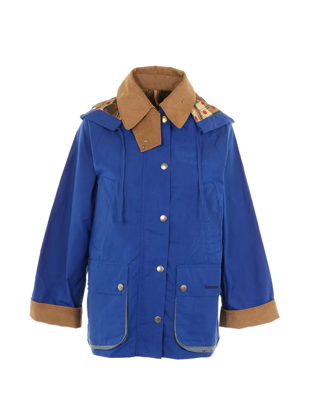 Barbour corduroy hooded coat - Blu