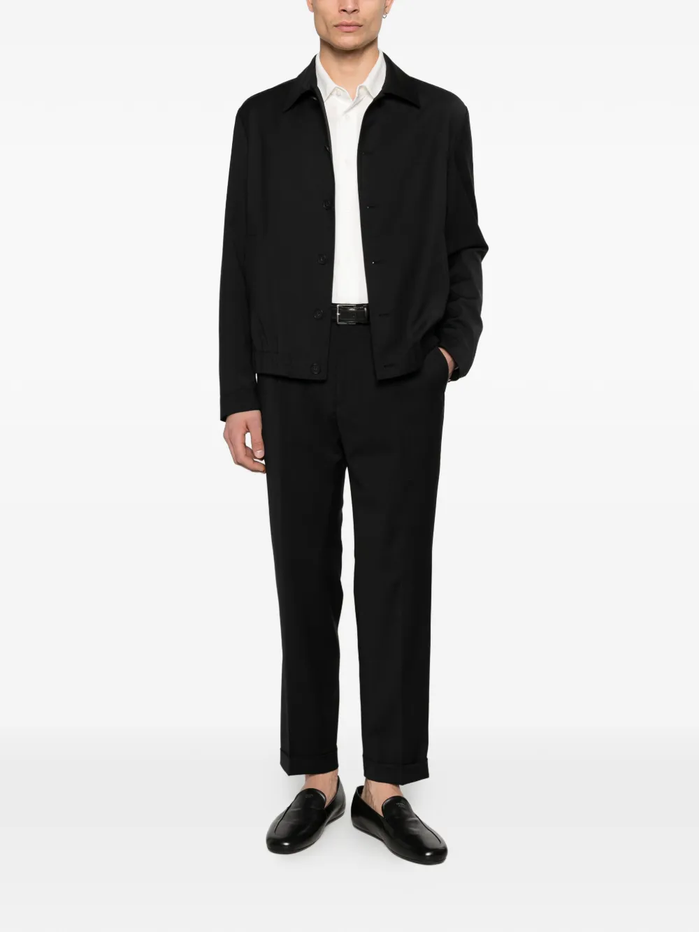 Emporio Armani Overhemd met logo Wit