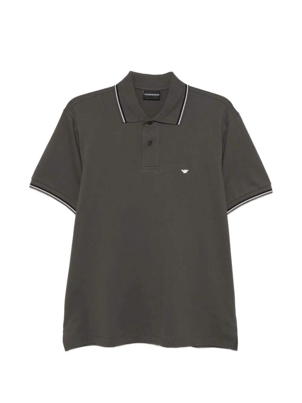 Emporio Armani buttoned polo shirt - Grigio