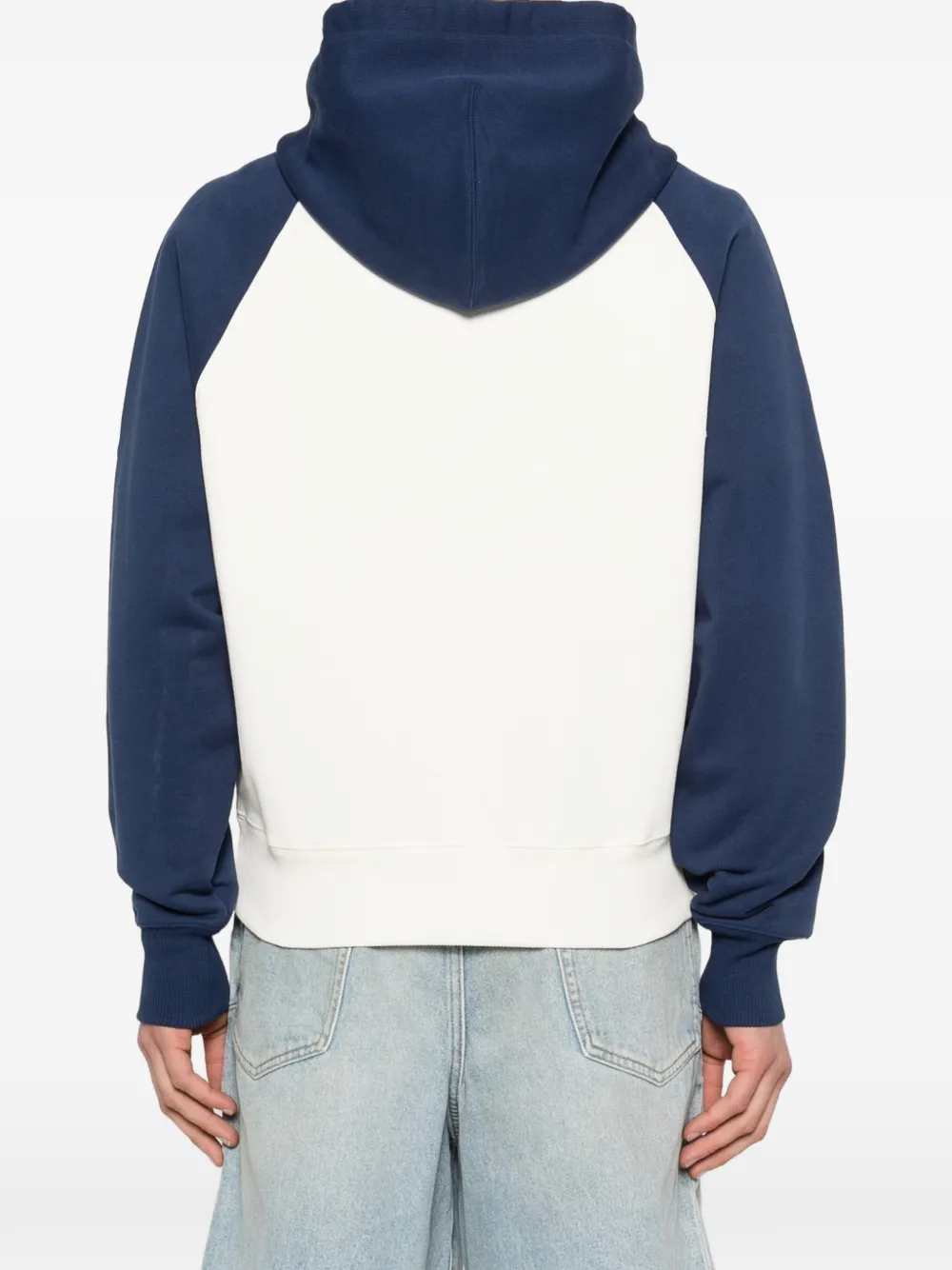 AMI Paris Sweater met capuchon en logo Beige