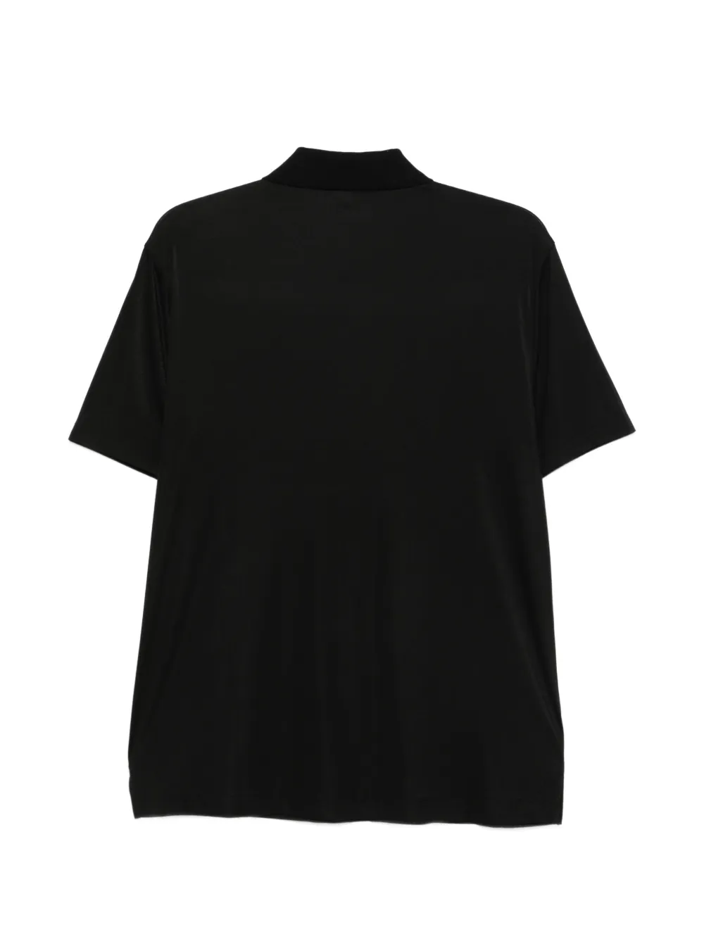 Emporio Armani Poloshirt met knopen Zwart