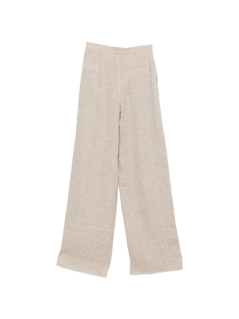 Emporio Armani Broek met verborgen sluiting Beige