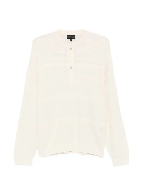 Emporio Armani button patterned sweater