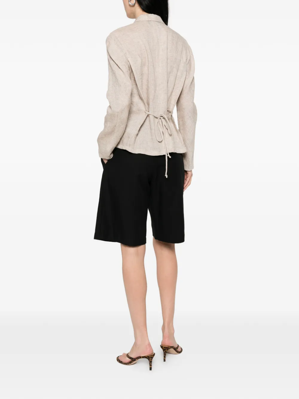  Emporio Armani Single-button Blazer - Neutrals 