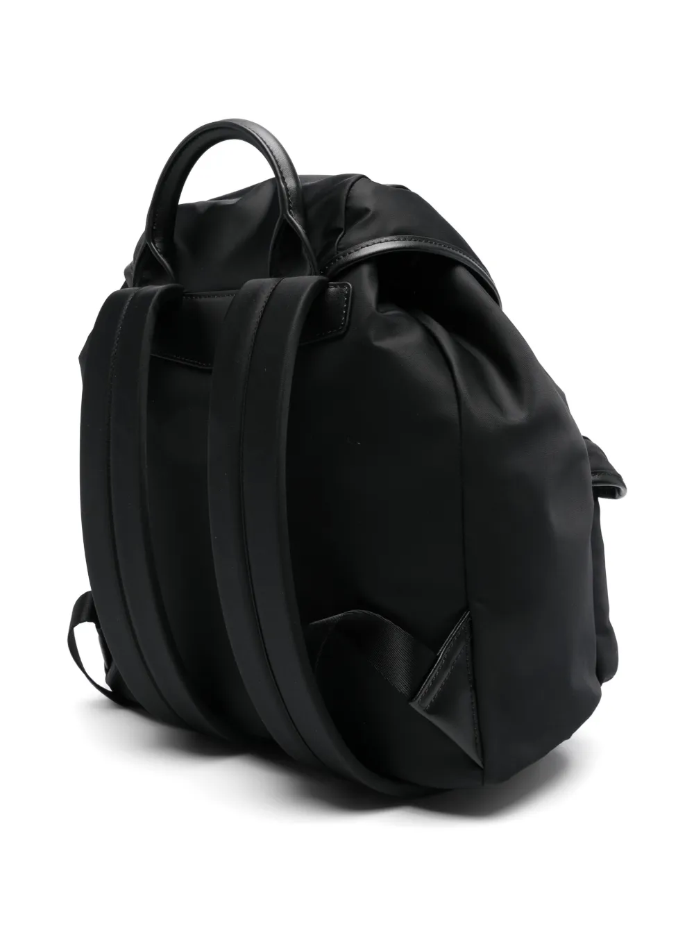 Emporio Armani Rugzak met omslag en gesp Zwart