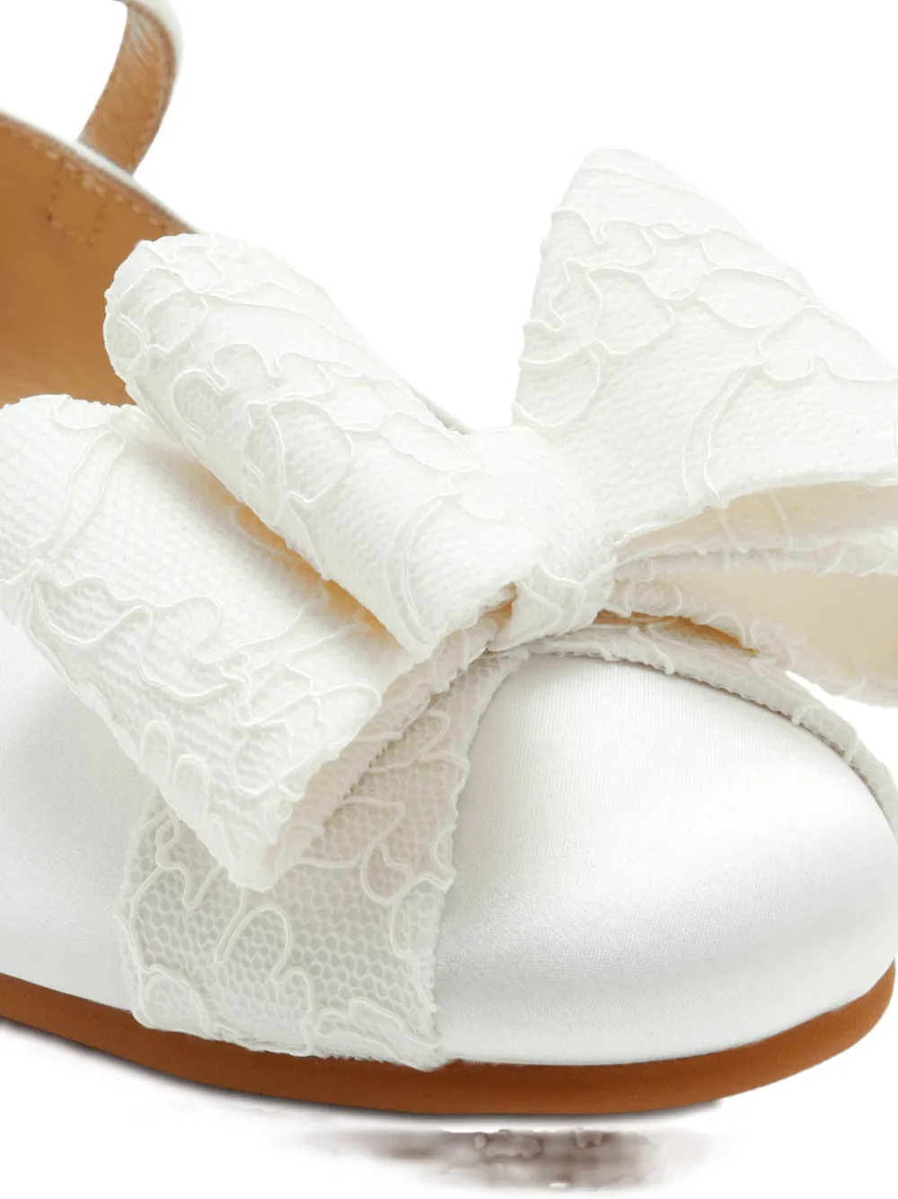 MACH & MACH Cadeau ballerinas Wit