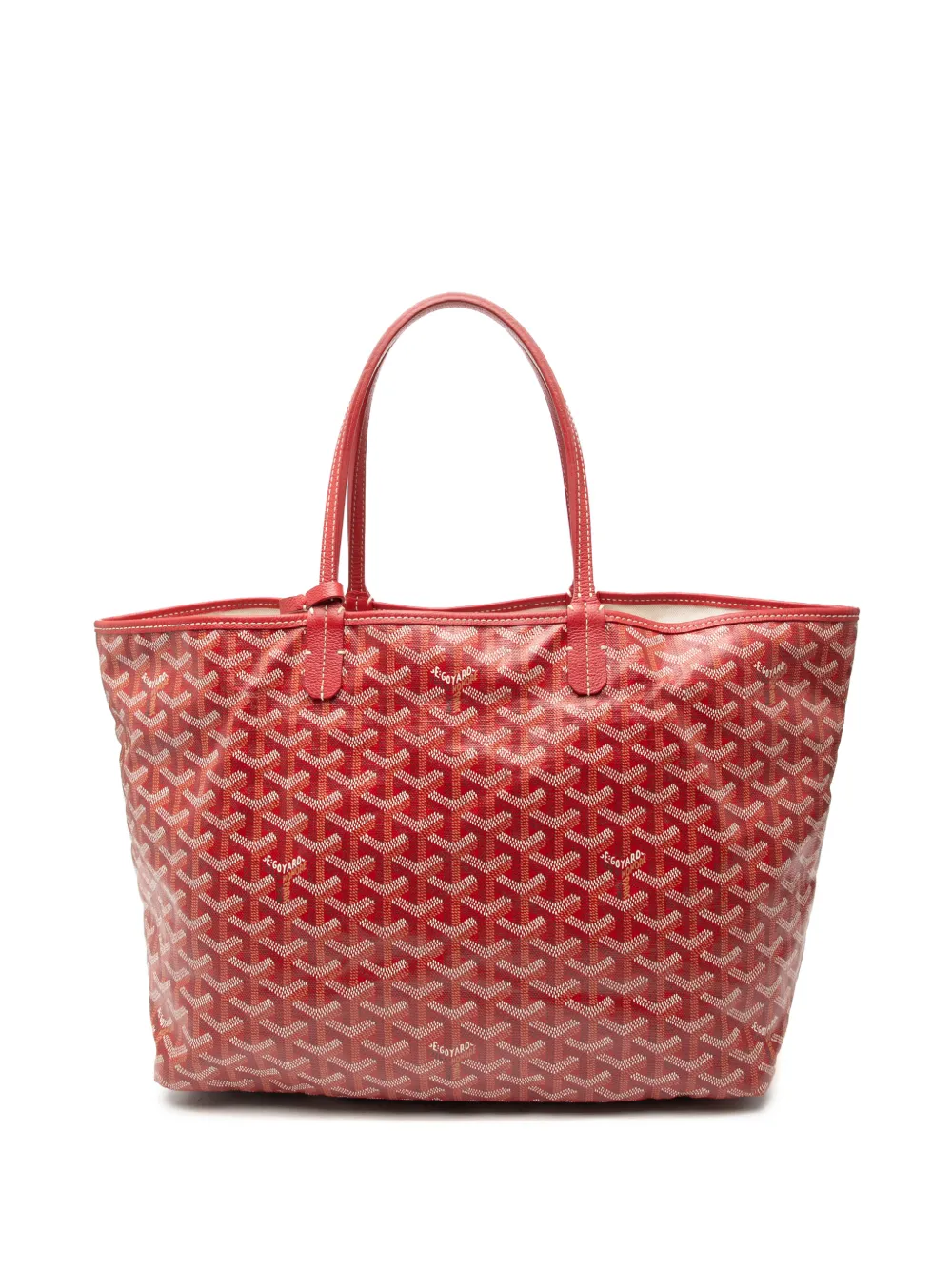 Goyard Pre-Owned 2021 Goyardine Saint Louis PM tote bag - Rosso