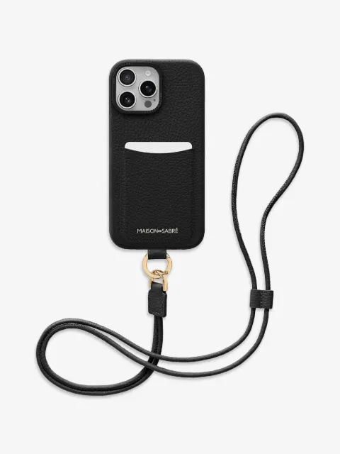 MAISON de SABRÉ Sling leather iPhone 16 Pro Max phone case