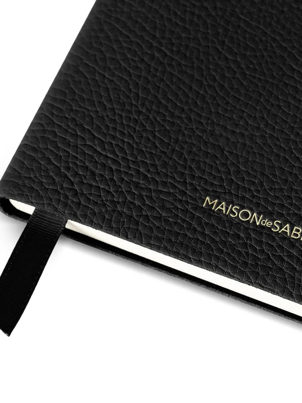  Maison De Sabré Soft-bound Leather Notebook - Black 