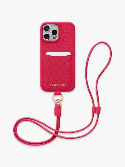 MAISON de SABRÉ Sling leather iPhone 16 Pro Max phone case