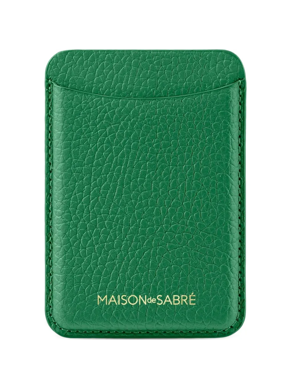 MAISON de SABRÉ leather MagSafe wallet - Verde