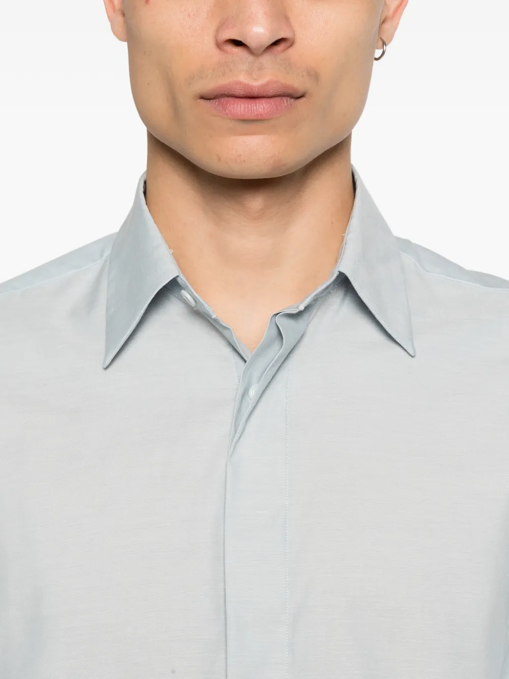 Lardini Overhemd met lange mouwen Blauw