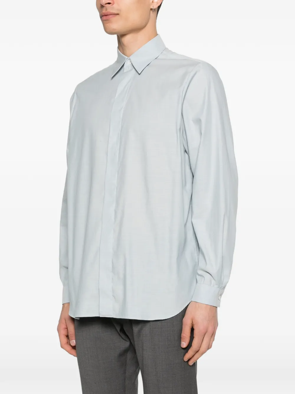  Lardini Long-sleeve Shirt - Blue 