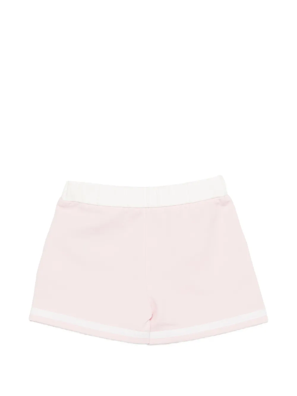 Moncler Enfant Shorts met knoop- en streepdetail Roze