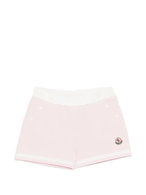 Moncler Enfant Shorts con dettaglio a righe