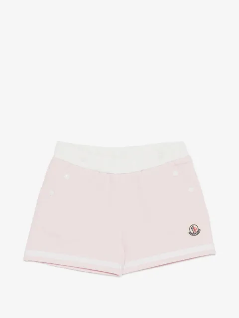 Moncler Enfant button-detail stripe-detail shorts