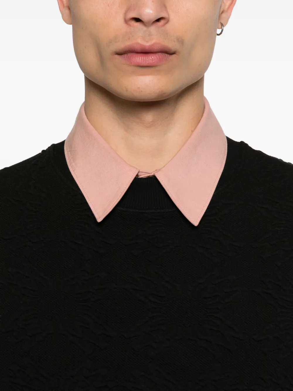 AMIRI Sweater met reliëf en patroon Zwart