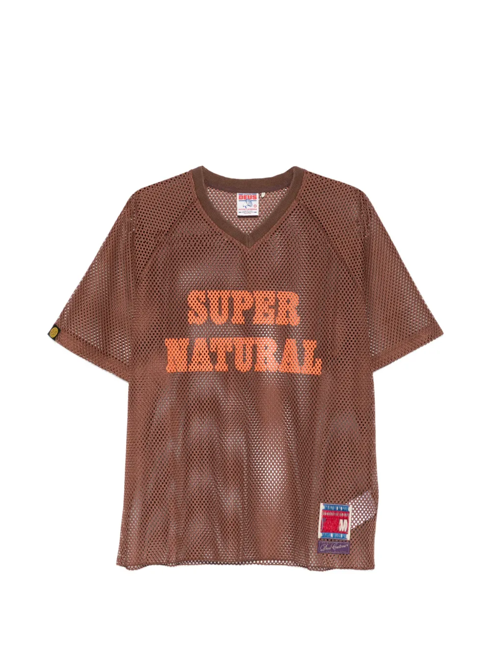 Deus Ex Machina V-neck graphic T-shirt - Marrone